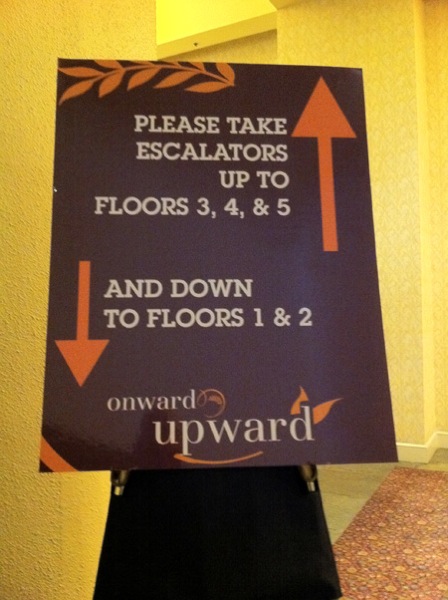 On what floor was this sign placed?