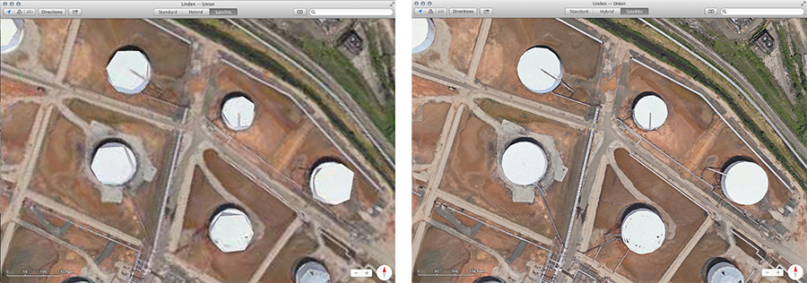 Linden tanks before and after