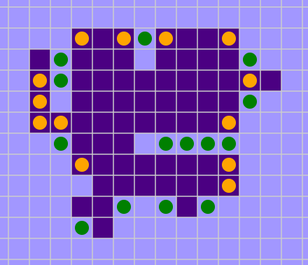 Pond with hair and pores