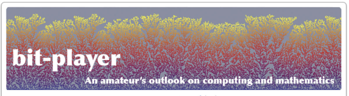 Appearance of the earliest version of the bit-player website.